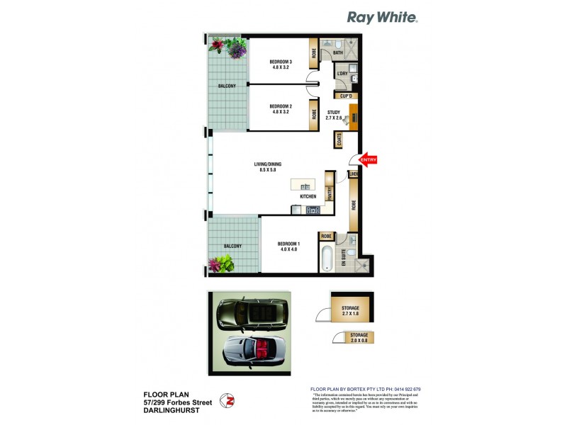 57/299 Forbes Street, Darlinghurst NSW 2010 Floorplan