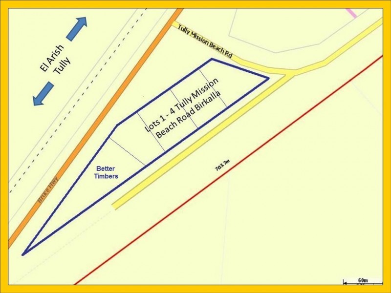 Lot 1-4 Tully-Mission Beach Road, Tully QLD 4854