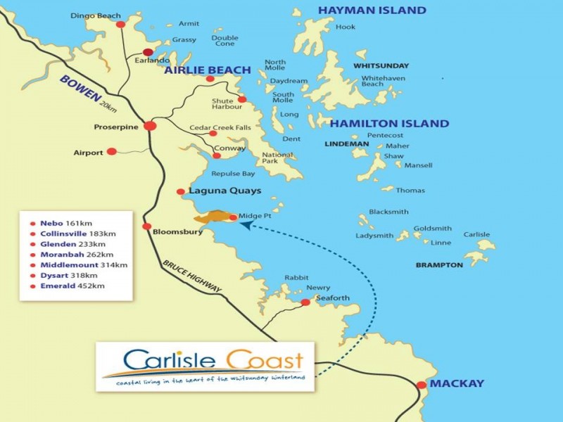 Lots 18 – 36 Lindeman Drive Carlisle Coast, Bloomsbury QLD 4799