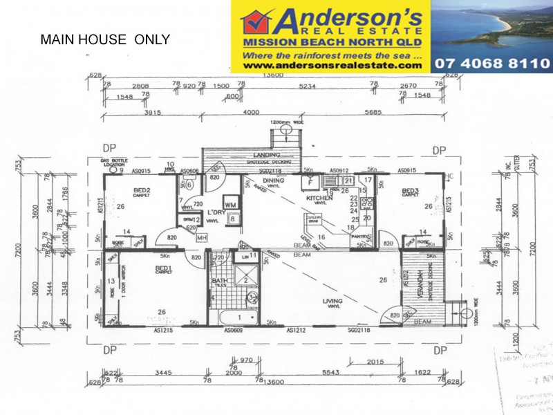 154 Old Tully Road, Birkalla QLD 4854 Floorplan