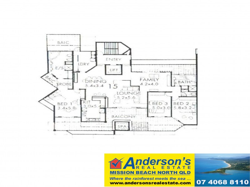 15/69 Banfield Parade, Wongaling Beach QLD 4852 Floorplan