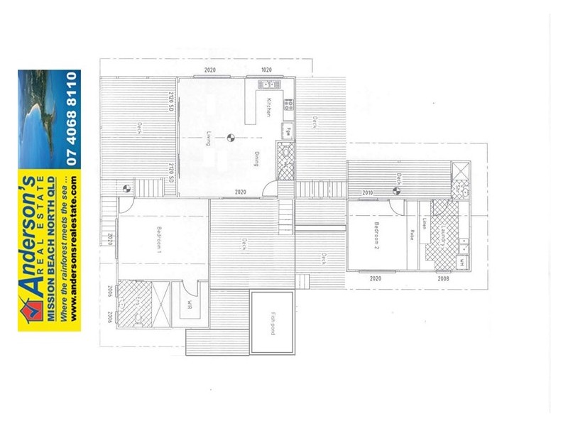 625 El Arish Mission Beach Road, Maria Creeks QLD 4855 Floorplan