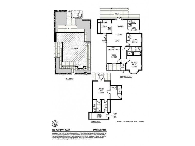 133 ADDISON ROAD, Marrickville NSW 2204 Floorplan