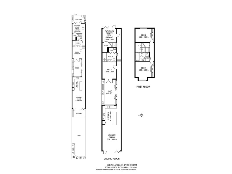 22 B Allans Avenue, Petersham NSW 2049 Floorplan