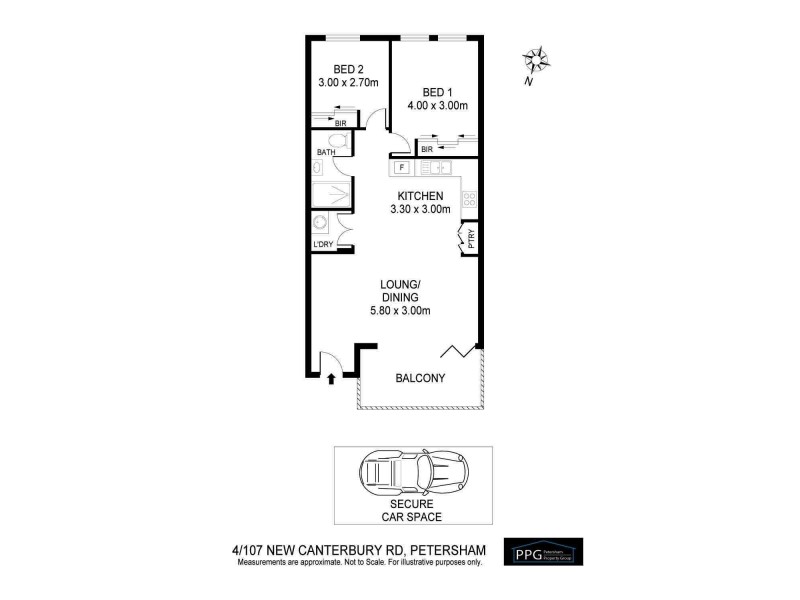 4/107-109 New Canterbury Road, Petersham NSW 2049 Floorplan