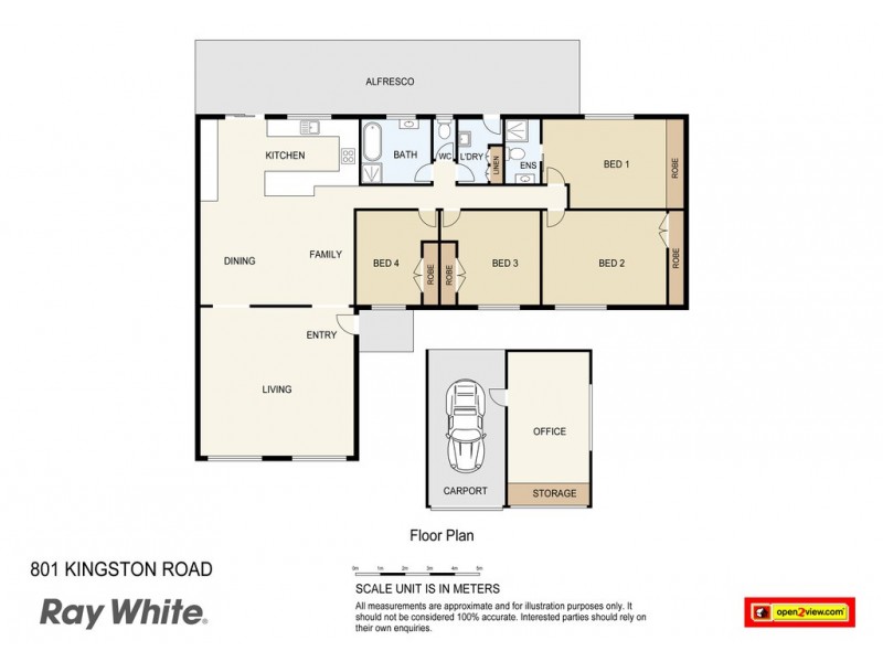 801 Kingston Rd, Waterford West QLD 4133 Floorplan