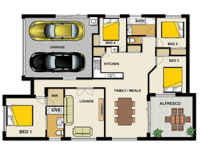 42 Rivervista Court, Eagleby QLD 4207 Floorplan