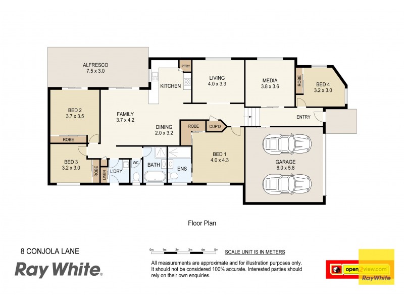 8 Conjola Lane, Waterford QLD 4133 Floorplan