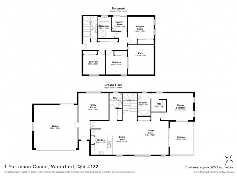 1 Yarraman Chase, Waterford QLD 4133 Floorplan
