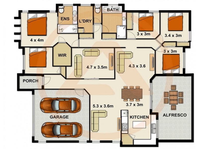 13 Bellthorpe Crescent, Waterford QLD 4133 Floorplan