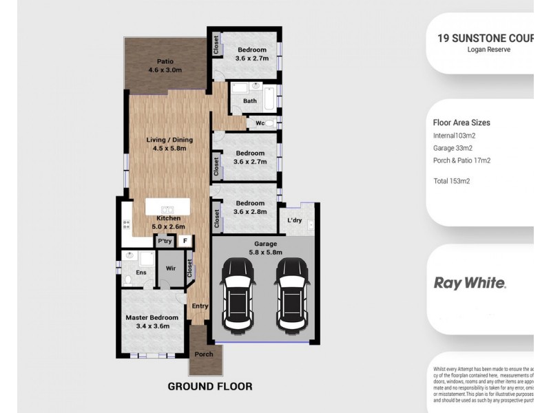 19 Sunstone Court, Logan Reserve QLD 4133 Floorplan