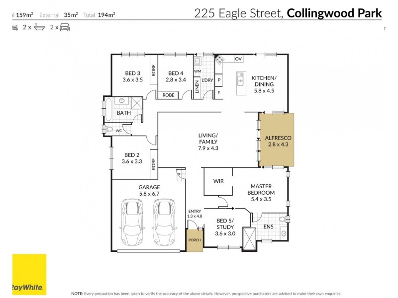 225 Eagle Street, Collingwood Park QLD 4301 Floorplan