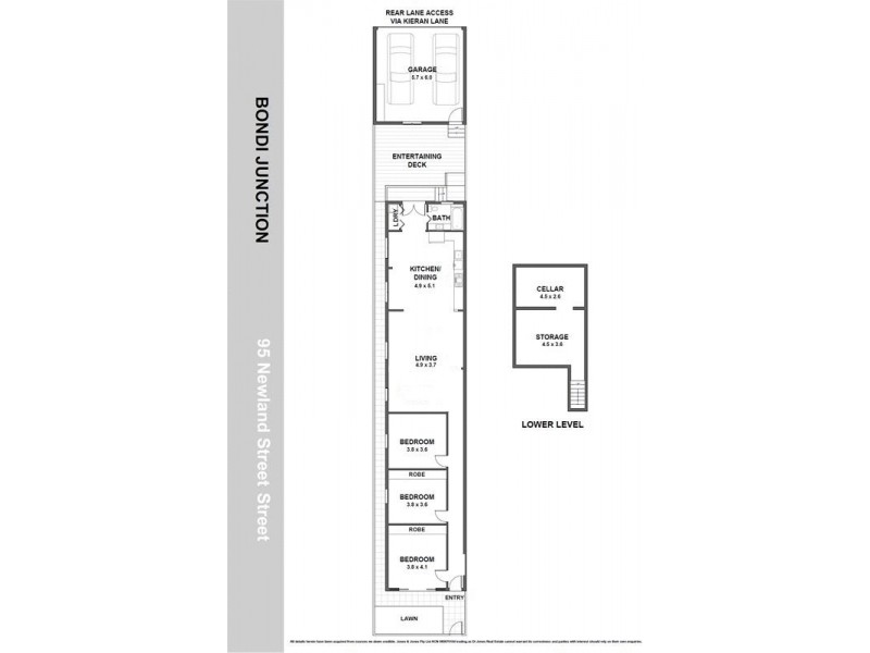 95 Newland Street, Bondi Junction NSW 2022 Floorplan
