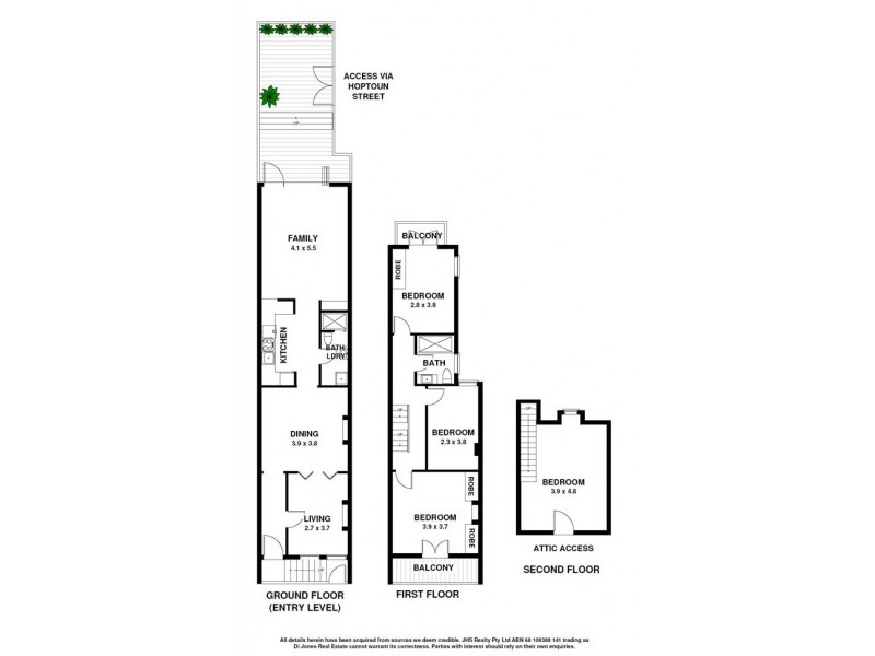 16 Norfolk Street, Paddington NSW 2021 Floorplan