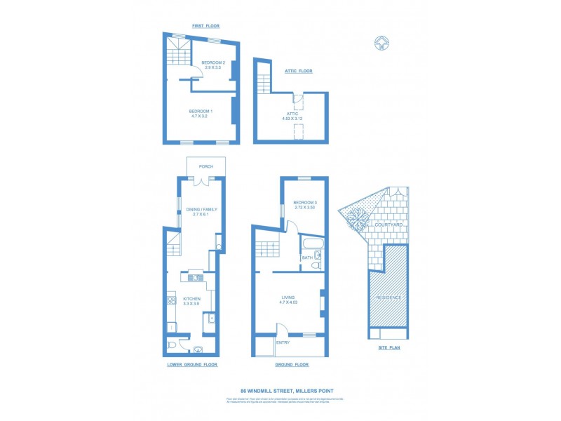 86 Windmill Street, Millers Point NSW 2000 Floorplan