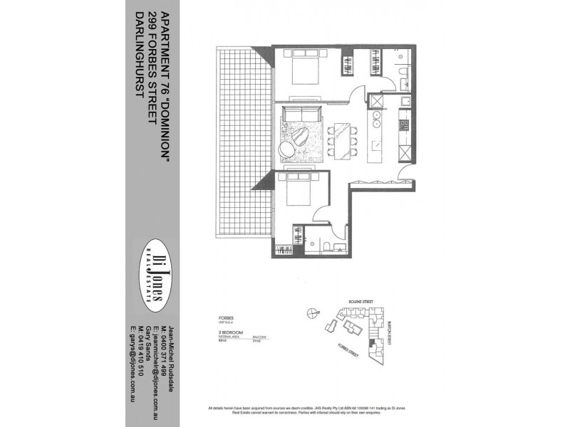 Apt. 20 and 76 ‘Dominion’, 299 Forbes Street, Darlinghurst NSW 2010