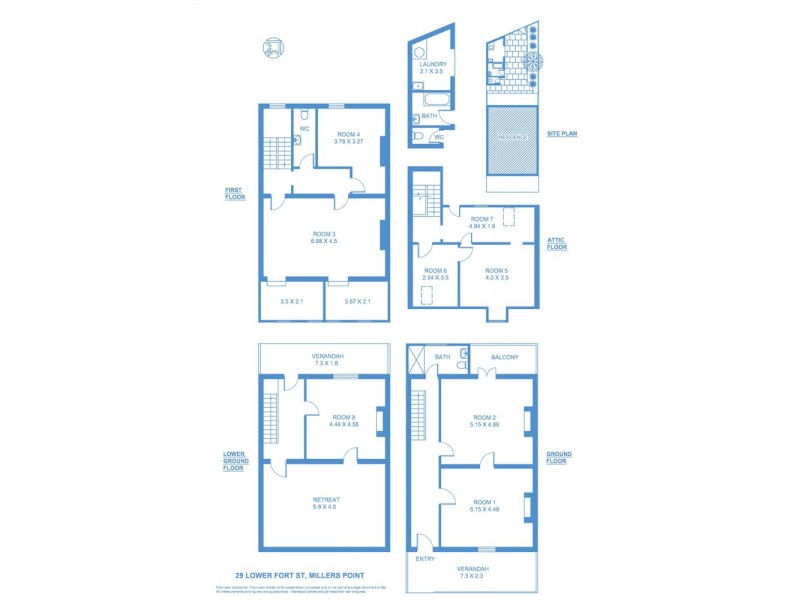 29 Lower Fort Street, Millers Point NSW 2000 Floorplan