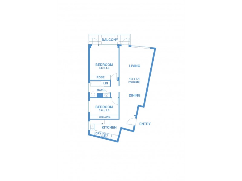 4/3 Elizabeth Bay Crescent, Elizabeth Bay NSW 2011 Floorplan