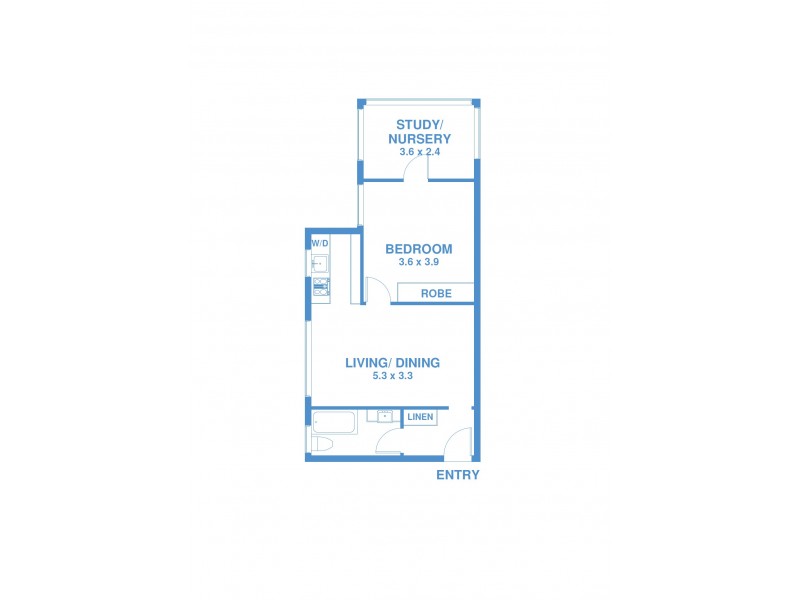 13/61 Liverpool Street, Paddington NSW 2021 Floorplan