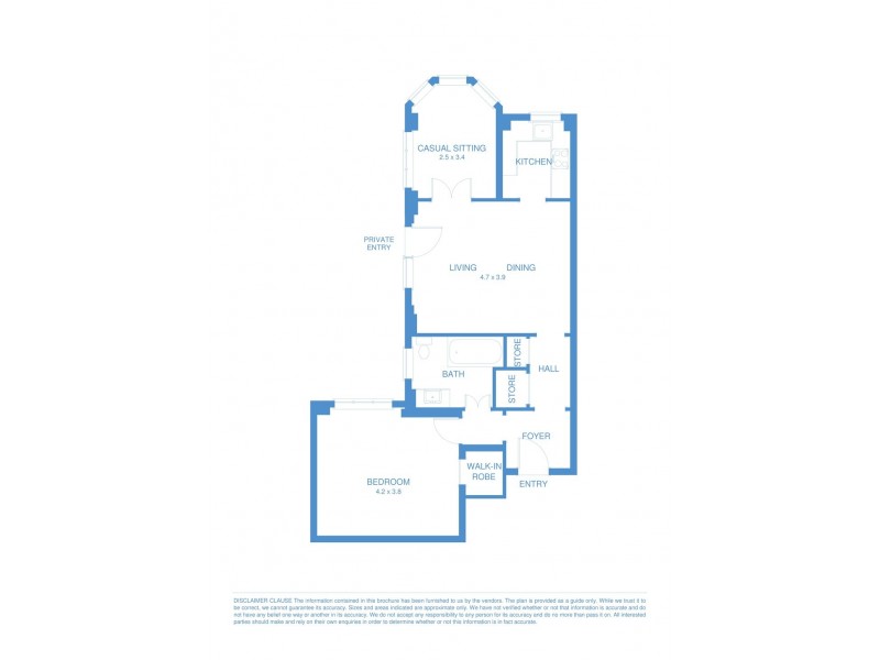 1/8 Birtley Towers, Birtley Place, Elizabeth Bay NSW 2011 Floorplan