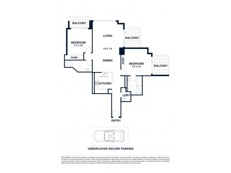 3703b/393 Pitt Street, Sydney NSW 2000 Floorplan