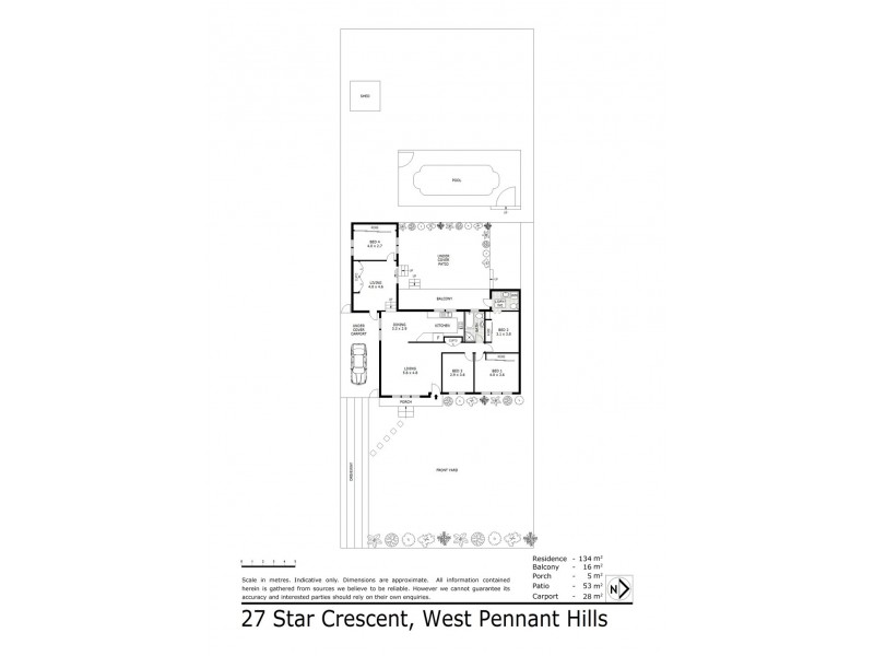 27 Star Crescent, West Pennant Hills NSW 2125 Floorplan