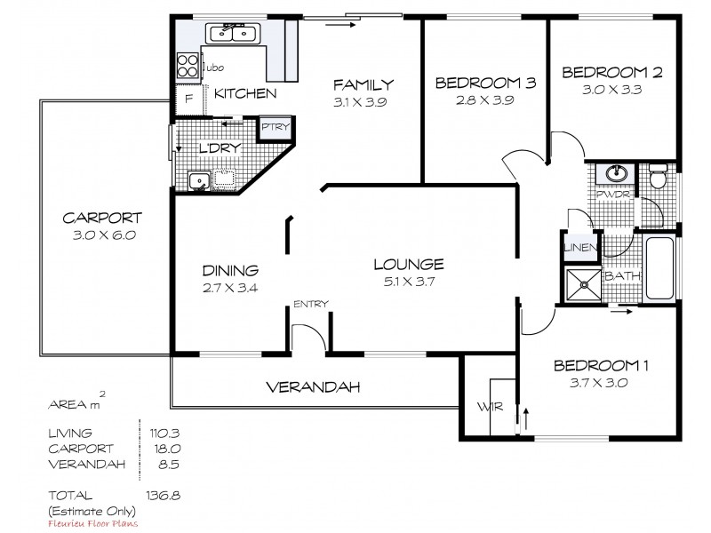 14 Folkestone Terrace, Victor Harbor SA 5211 Floorplan