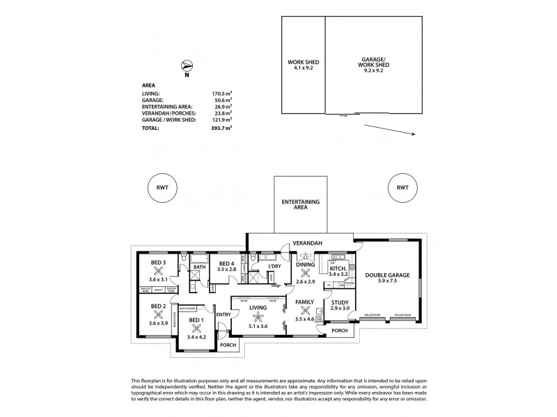 336 Long Valley Road, Wistow SA 5251 Floorplan