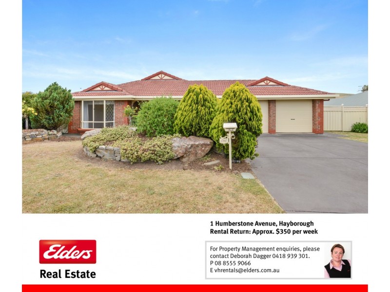 1 Humberstone Avenue, Hayborough SA 5211