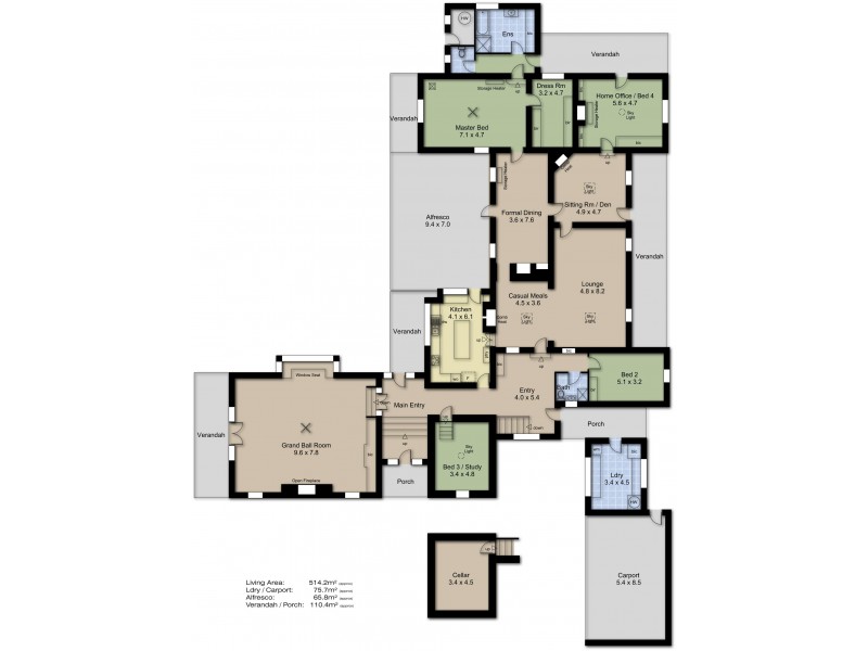 119 Lucas Road, Mount Pleasant SA 5235 Floorplan