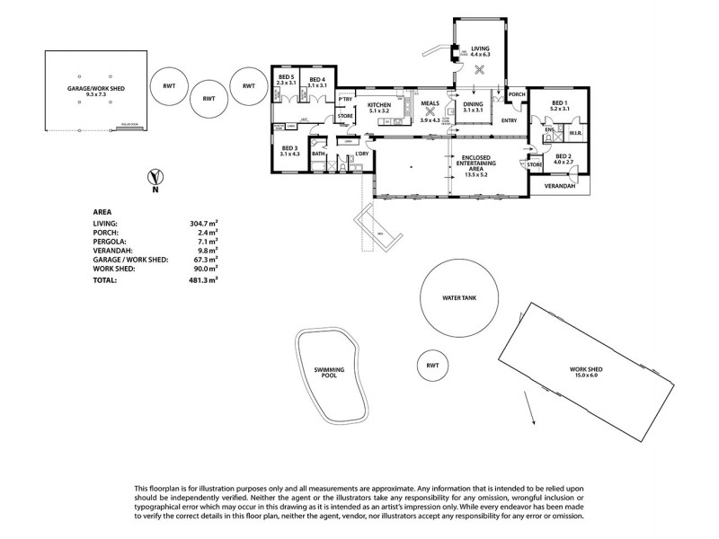 104 Eckert Road, Langhorne Creek SA 5255 Floorplan