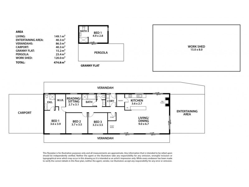 51 McEwin Rd (via Sawpit Rd), Hindmarsh Valley SA 5211 Floorplan