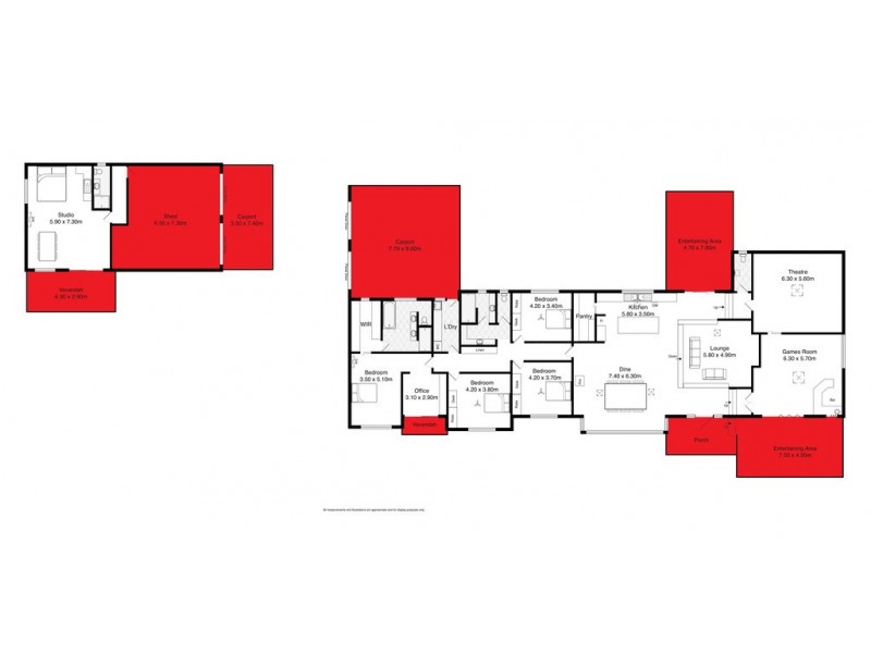 1208 Long Valley Road, Strathalbyn SA 5255 Floorplan