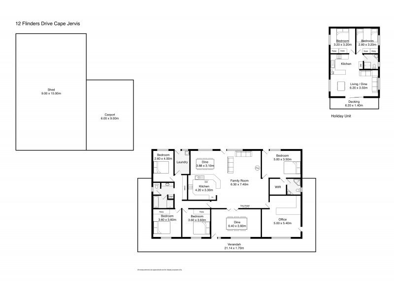 12 Flinders Drive, Cape Jervis SA 5204 Floorplan