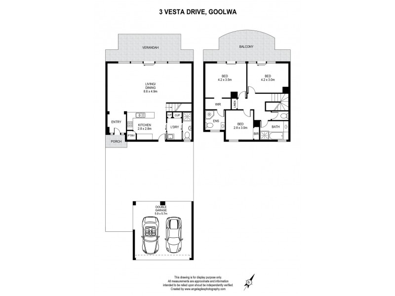 3 VESTA DRIVE, Hindmarsh Island SA 5214 Floorplan