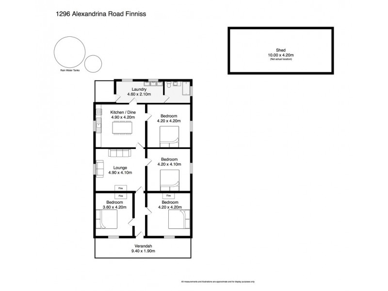 1296 Alexandrina Rd, Finniss SA 5255 Floorplan