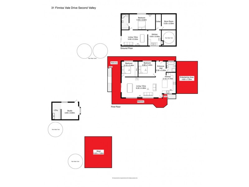 31 Finniss Vale Drive, Second Valley SA 5204 Floorplan