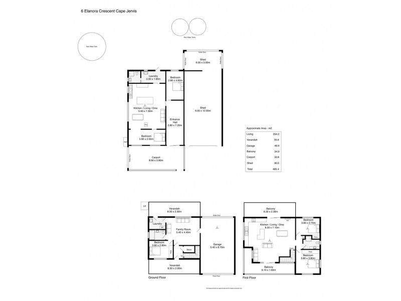 6 Elanora Crescent, Cape Jervis SA 5204 Floorplan