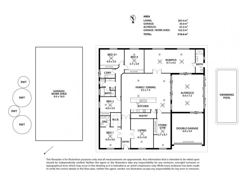 150 HUNTS ROAD, Mount Compass SA 5210 Floorplan