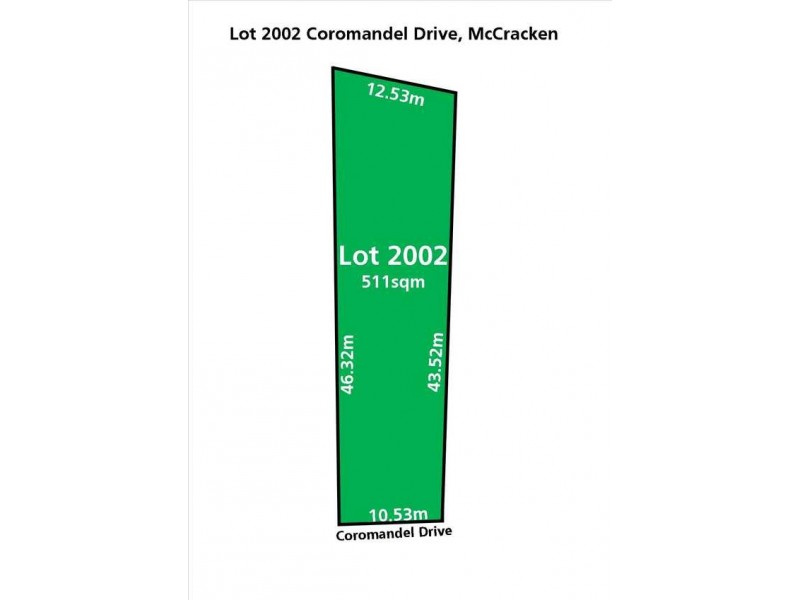 Lot 2002 Coromandel Drive, Mccracken SA 5211 Floorplan