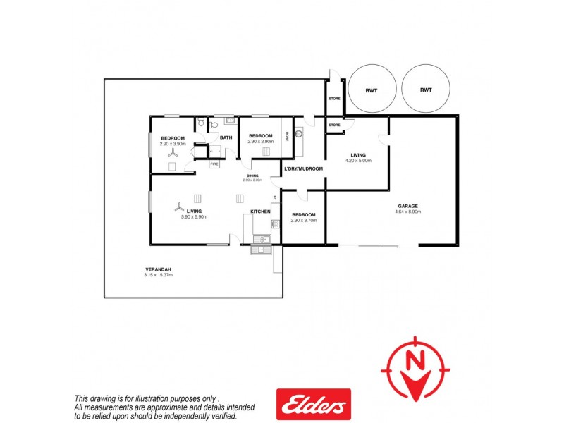 45 Shipway Road, Currency Creek SA 5214 Floorplan