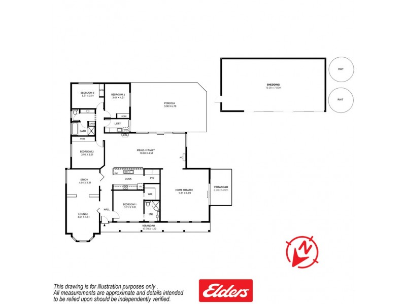 7595 Main South Road, Second Valley SA 5204 Floorplan