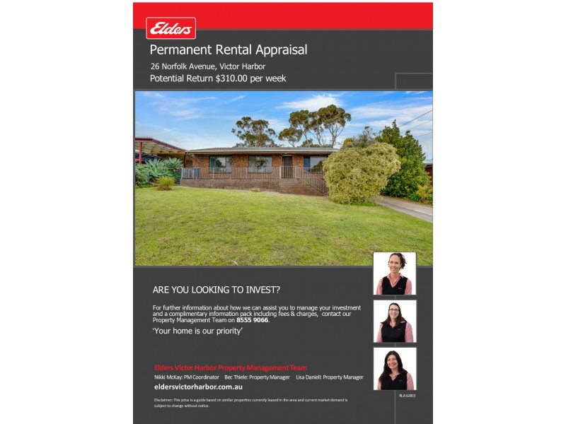 26 NORFOLK AVENUE, Victor Harbor SA 5211