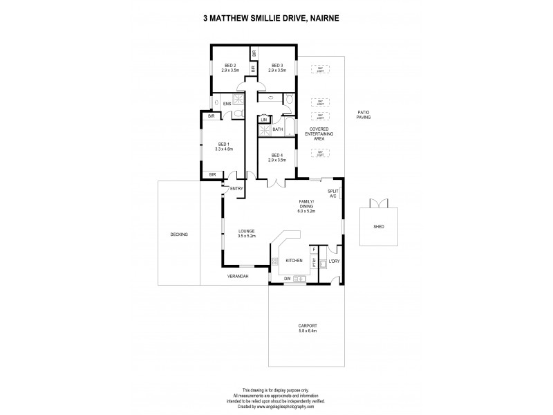 3 MATTHEW SMILLIE DRIVE, Nairne SA 5252 Floorplan