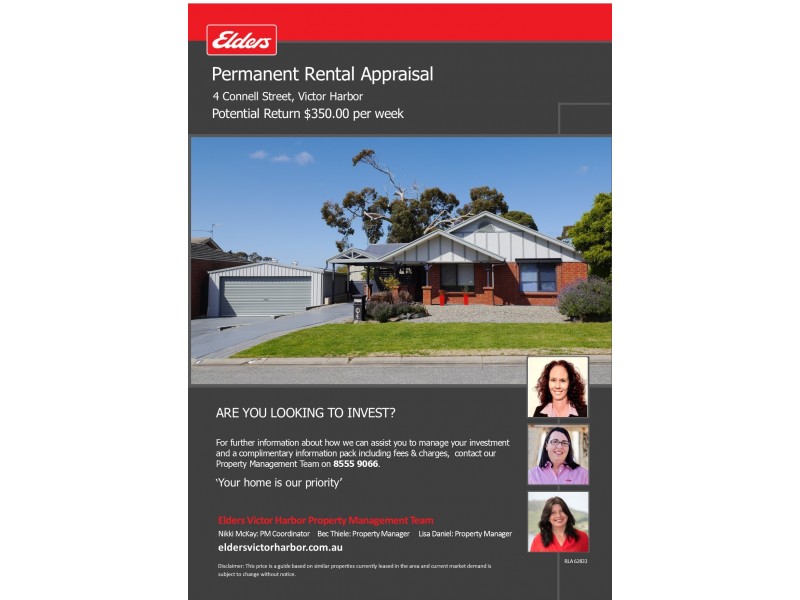 4 CONNELL STREET, Victor Harbor SA 5211