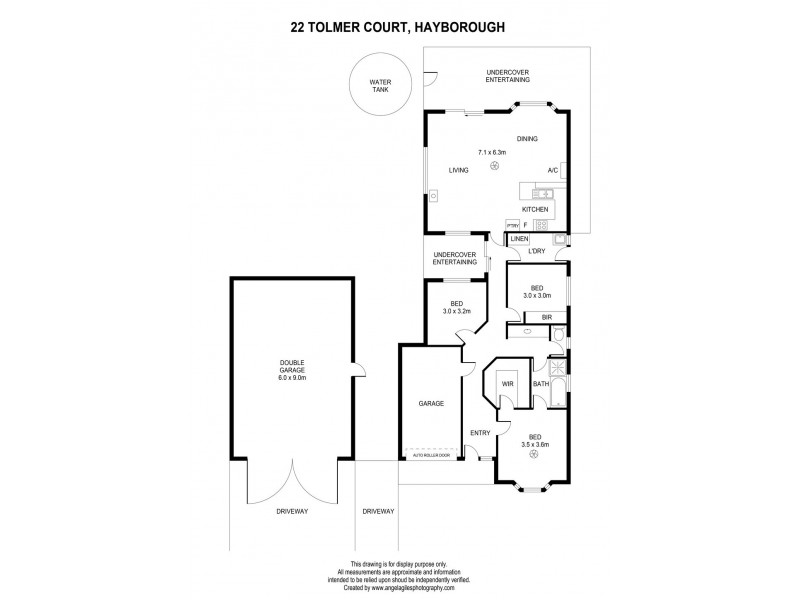 20 TOLMER COURT, Hayborough SA 5211 Floorplan