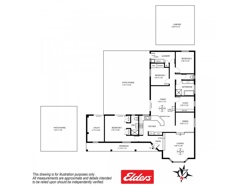 685 Nurragi Road, Strathalbyn SA 5255 Floorplan