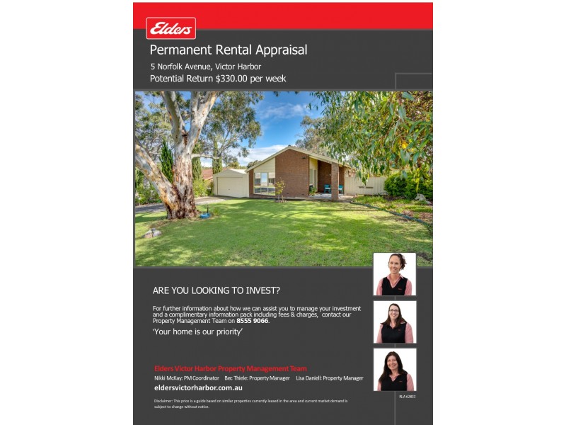 5 NORFOLK AVENUE, Victor Harbor SA 5211