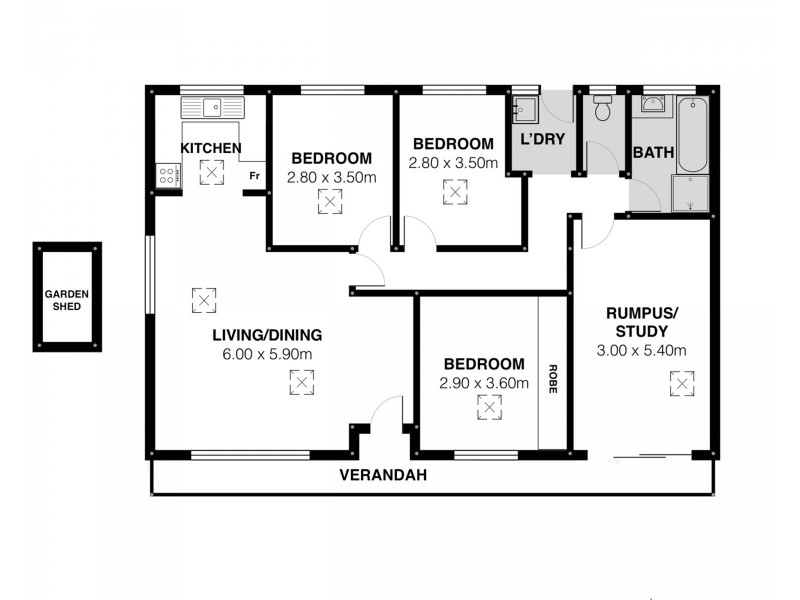 1/19 Bond Avenue, Victor Harbor SA 5211 Floorplan