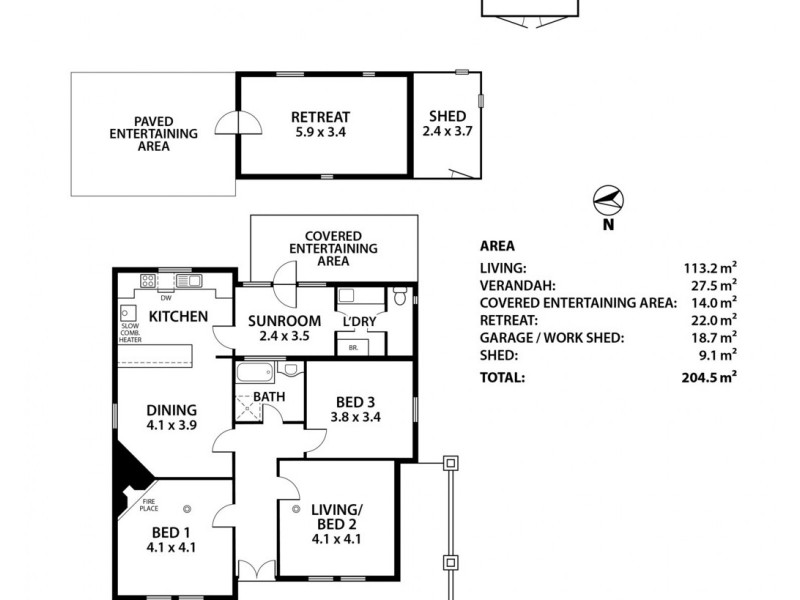 5 HILL STREET, Lobethal SA 5241 Floorplan